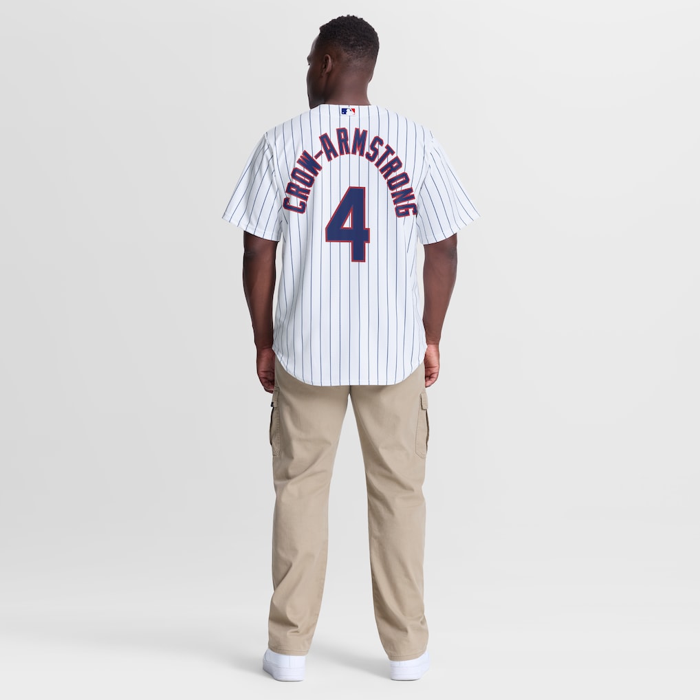 Men's Chicago Cubs Pete Crow-Armstrong Nike White Home Replica Jersey
