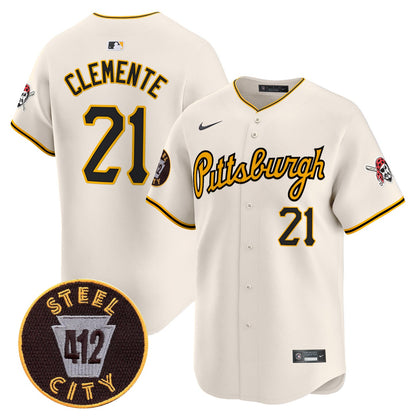 Men’s Pittsburgh 412 Patch Vapor Premier Limited Jersey V4
