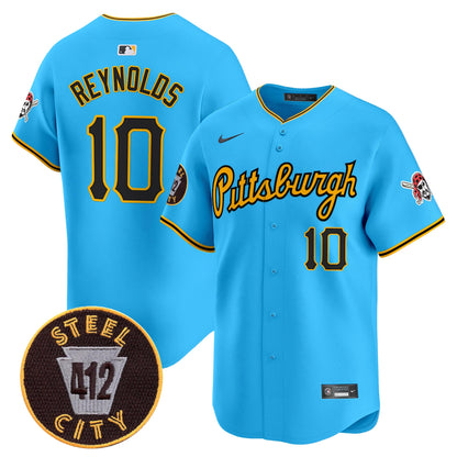 Men’s Pittsburgh 412 Patch Vapor Premier Limited Jersey V4