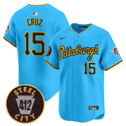 Men’s Pittsburgh 412 Patch Vapor Premier Limited Jersey V4