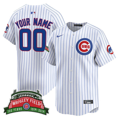 Chicago Wrigley Field Style Vapor Premier Limited Custom Jersey