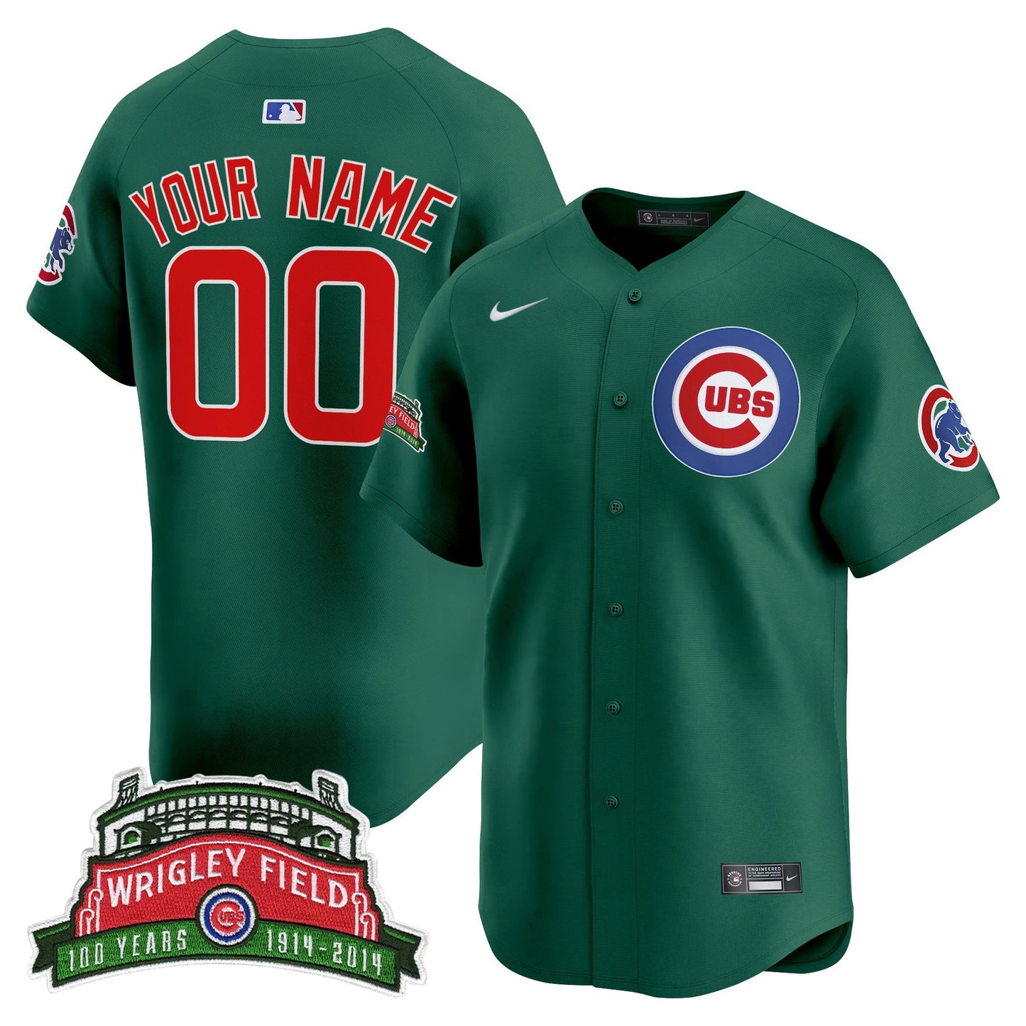 Chicago Wrigley Field Style Vapor Premier Limited Custom Jersey