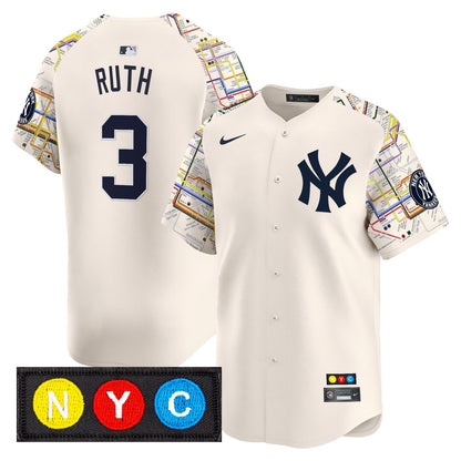Men’s New York Subway Style Vapor Premier Limited Jersey – Stitched