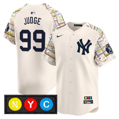 Men’s New York Subway Style Vapor Premier Limited Jersey – Stitched