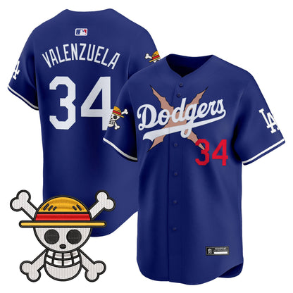 Men’s Los Angeles x One Piece 2025 Vapor Premier Limited Jersey – Stitched