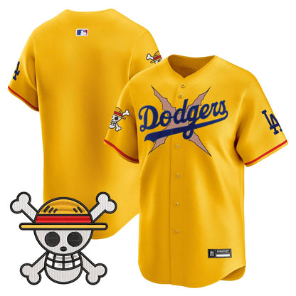 Men’s Los Angeles x One Piece 2025 Vapor Premier Limited Jersey – Stitched