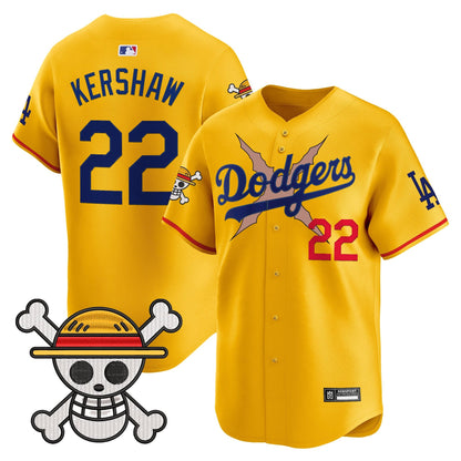 Men’s Los Angeles x One Piece 2025 Vapor Premier Limited Jersey – Stitched