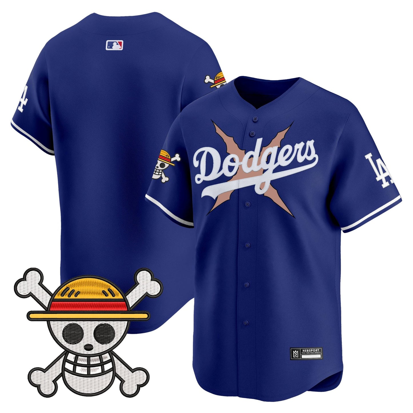 Men’s Los Angeles x One Piece 2025 Vapor Premier Limited Jersey – Stitched