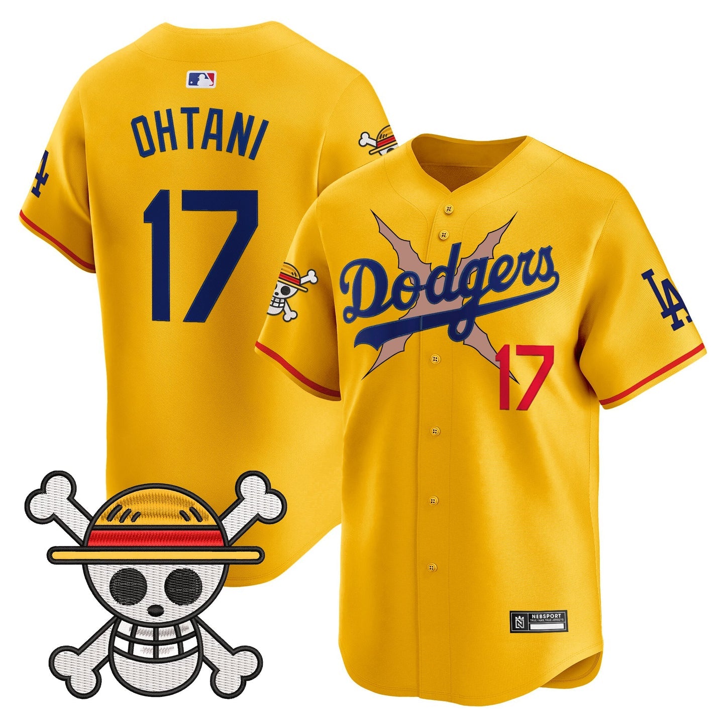 Men’s Los Angeles x One Piece 2025 Vapor Premier Limited Jersey – Stitched