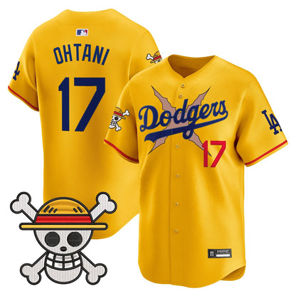 Men’s Los Angeles x One Piece 2025 Vapor Premier Limited Jersey – Stitched