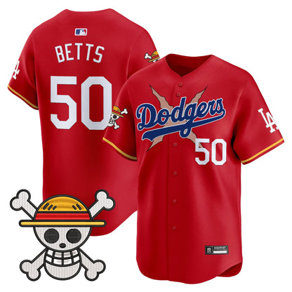 Men’s Los Angeles x One Piece 2025 Vapor Premier Limited Jersey – Stitched