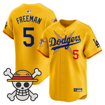 Men’s Los Angeles x One Piece 2025 Vapor Premier Limited Jersey – Stitched