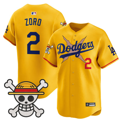 Men’s Los Angeles x One Piece 2025 Vapor Premier Limited Jersey – Stitched