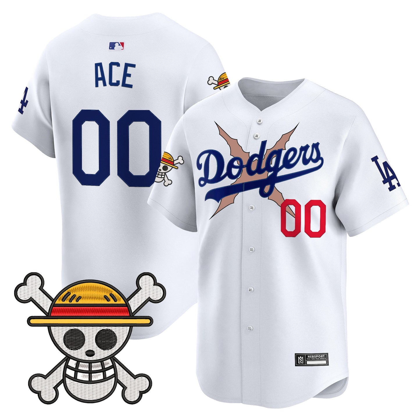Men’s Los Angeles x One Piece 2025 Vapor Premier Limited Jersey – Stitched