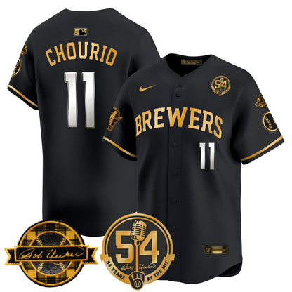 Men’s Milwaukee ‘Bob Uecker – 54 Seasons for ’ Vapor Premier Limited Jersey