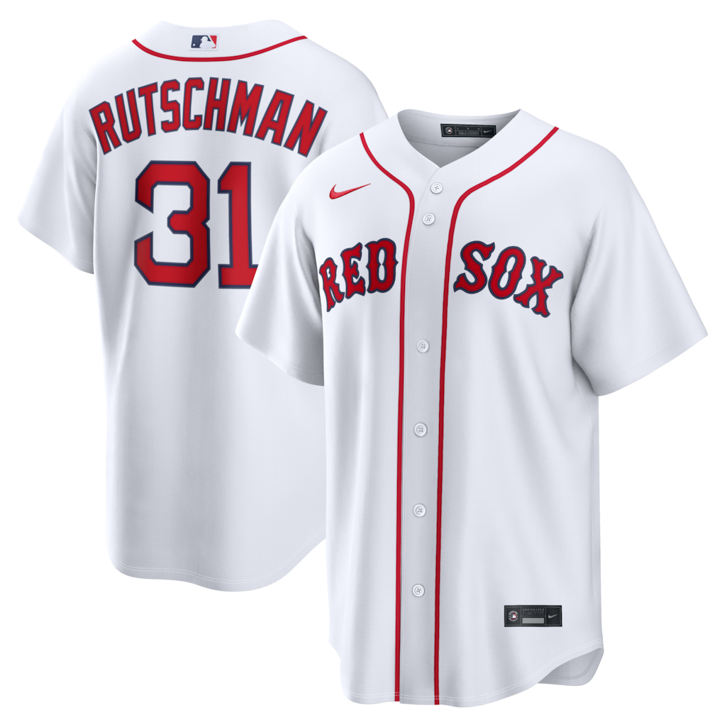 Men's Boston Red Sox Adley Rutschman Nike White Home Replica Jersey