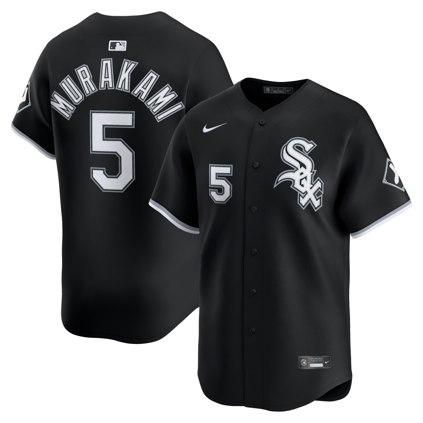 Men's Chicago White Sox Munetaka Murakami Nike Black Alternate Limited Jersey