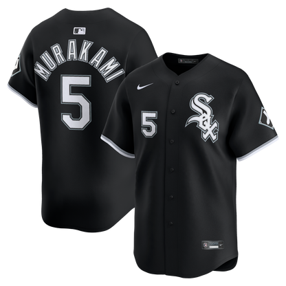 Men's Chicago White Sox Munetaka Murakami Nike Black Alternate Limited Jersey