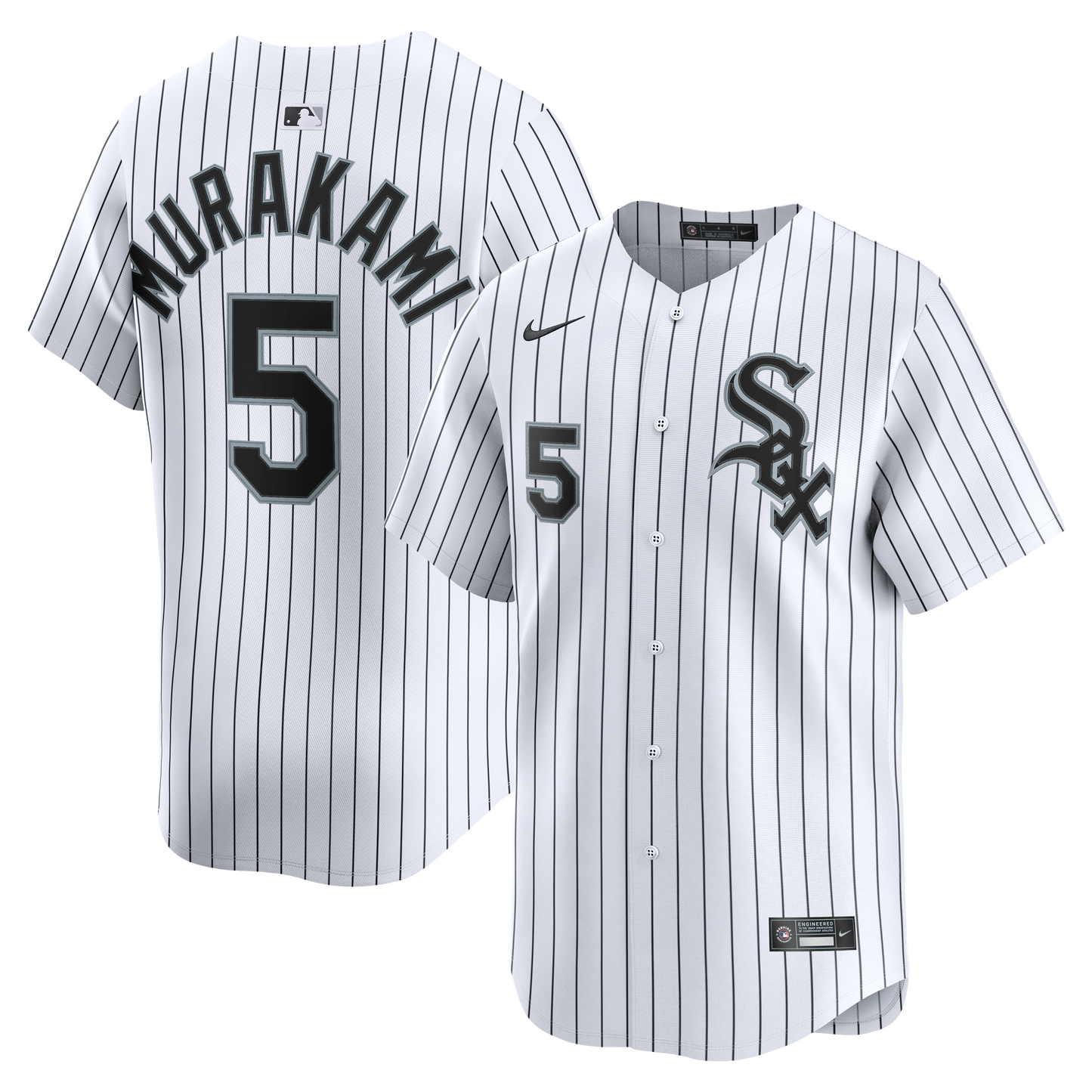 Men's Chicago White Sox Munetaka Murakami Nike Black Alternate Limited Jersey