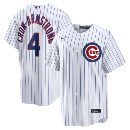 Men's Chicago Cubs Pete Crow-Armstrong Nike White Home Replica Jersey