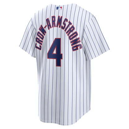 Men's Chicago Cubs Pete Crow-Armstrong Nike White Home Replica Jersey