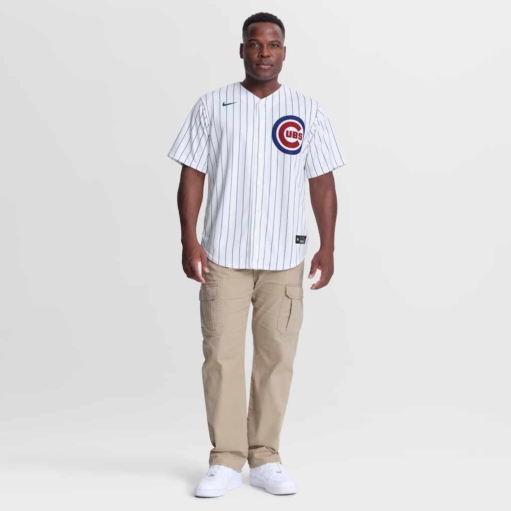 Men's Chicago Cubs Pete Crow-Armstrong Nike White Home Replica Jersey
