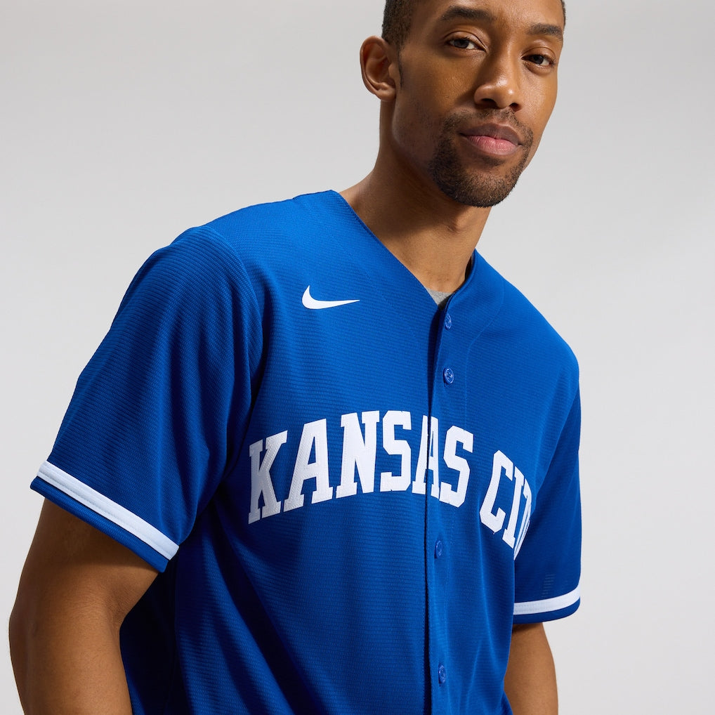Men's Kansas City Royals Nike Royal Alternate Replica Team Jersey