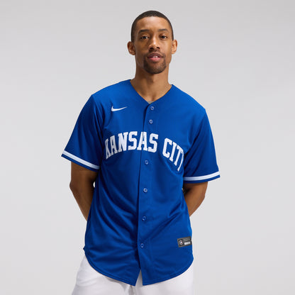 Men's Kansas City Royals Nike Royal Alternate Replica Team Jersey