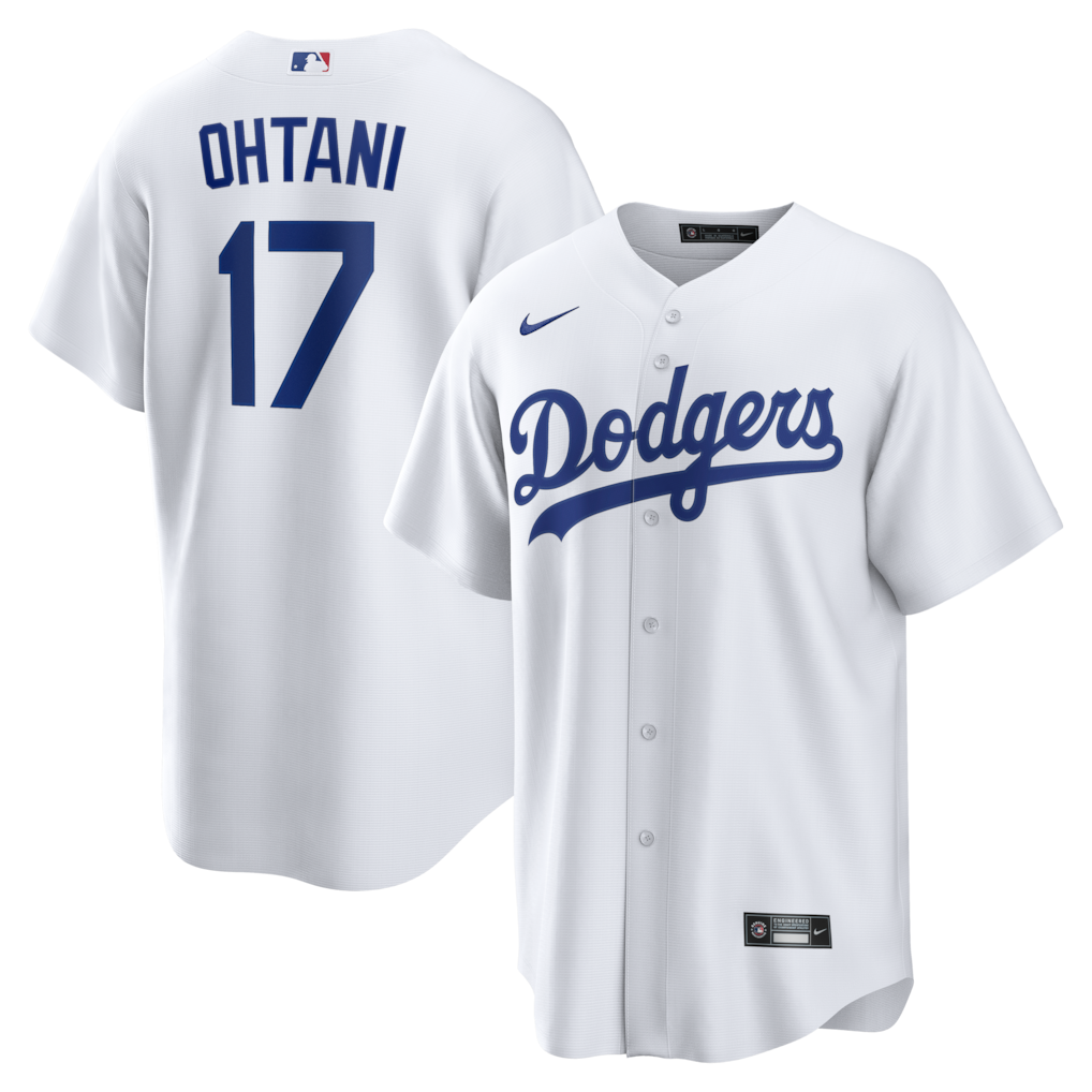 Men's Los Angeles Dodgers Shohei Ohtani Nike White Home Replica Jersey