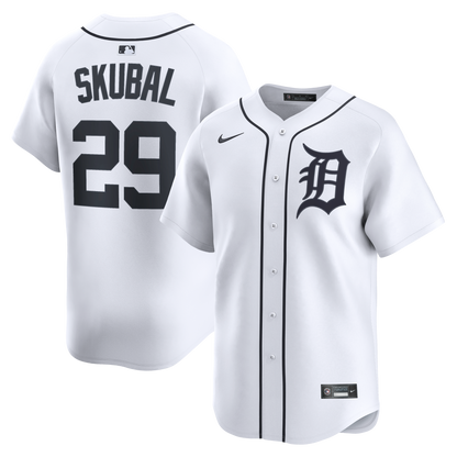 Men's Detroit Tigers Tarik Skubal Nike White Home Limited Player Jersey