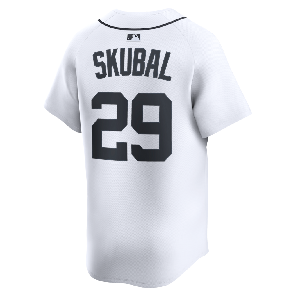 Men's Detroit Tigers Tarik Skubal Nike White Home Limited Player Jersey