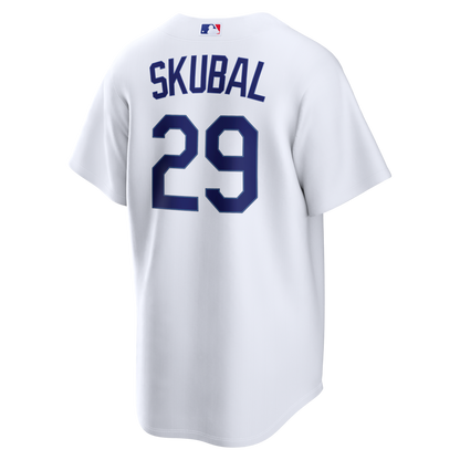 Men's Los Angeles Dodgers Tarik Skubal Nike White Home Replica Jersey
