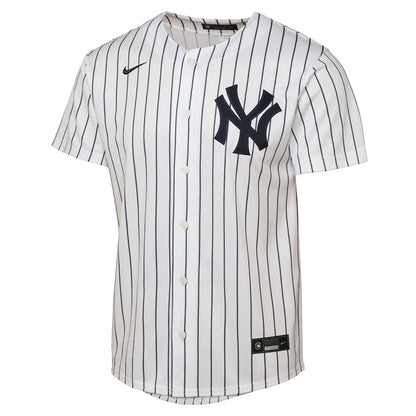 Youth New York Yankees Aaron Judge Nike White Home Replica Player Jersey