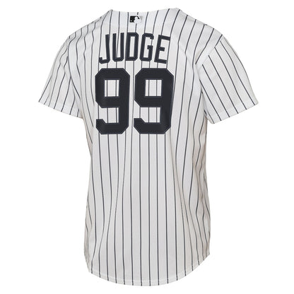 Youth New York Yankees Aaron Judge Nike White Home Replica Player Jersey